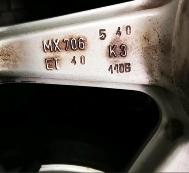 Alufelgen 7x15 5x100 ET40 MLBasis Artec